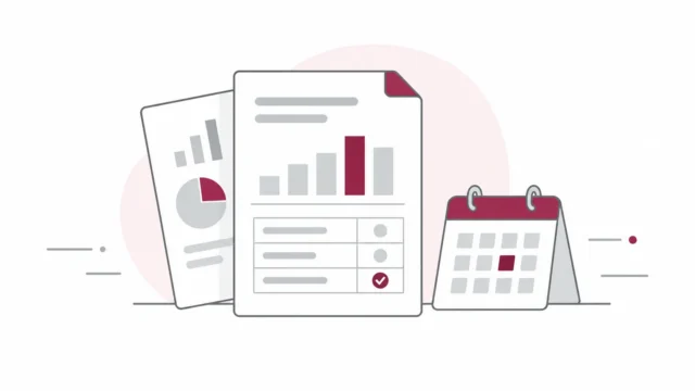 Business reporting and scheduled performance visualization