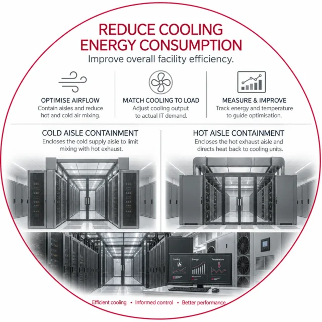 Intris Datacenter Cooling 4 Data centre aisle containment for reduced cooling energy consumption