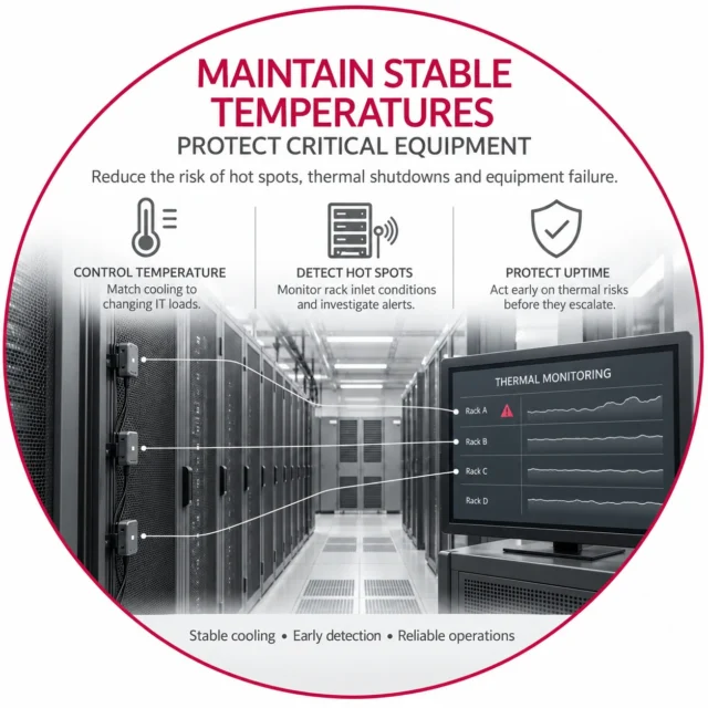 Intris Datacenter Cooling 5 Stable data centre temperatures with continuous thermal monitoring and protection
