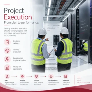 Data centre project review for performance validation and improvement
