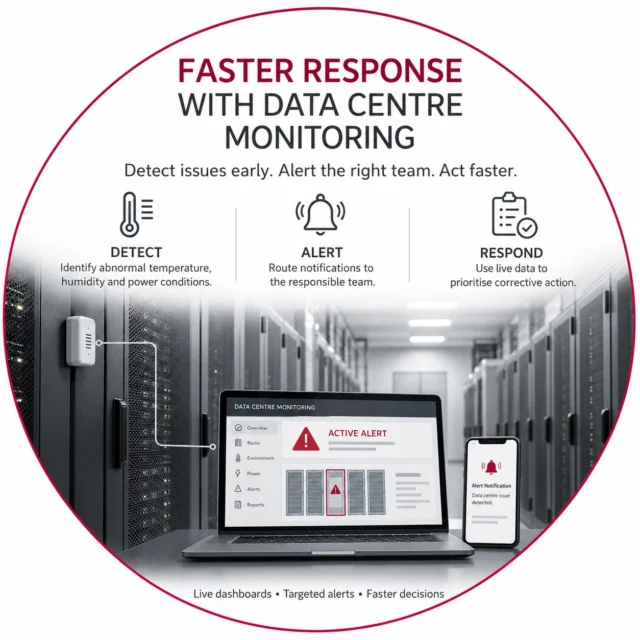 Intris Datacenter Environmental Monitoring 3 Faster incident response through real-time data centre monitoring and alerts